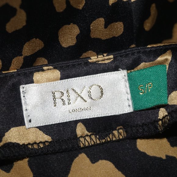 Rixo Lilly Leopard Print Silk Mini Dress Small - Picture 7 of 12